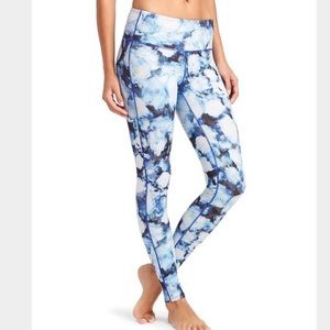 Athleta Floral Crush Chaturanga Tights